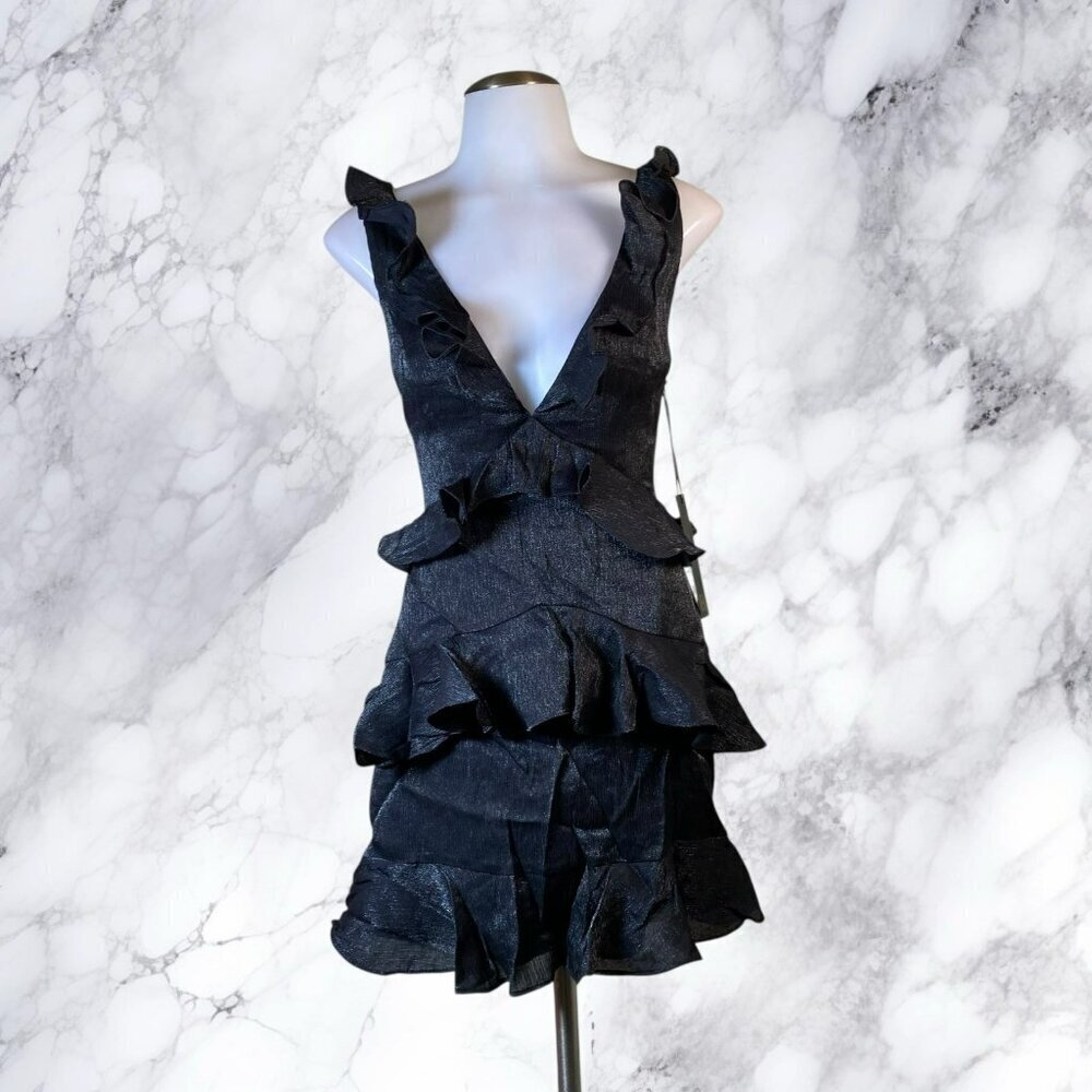 House of Harlow 1960 xREVOLVE Eva Mini Dress - Noir - Picture 2 of 12
